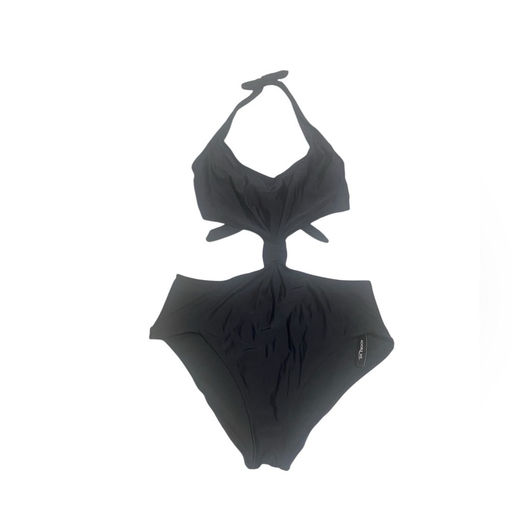 Adore meBlack Cutout One-Piece Swimsuit